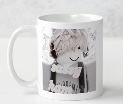 White Sassy Ham Mug